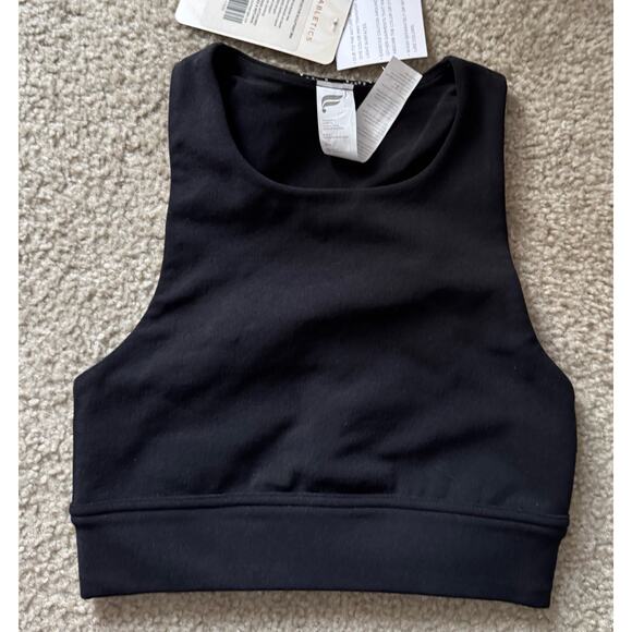 Fabletics Oaklyn Reflective Sculptknit black sports bra activewear yoga Small - Picture 3 of 7